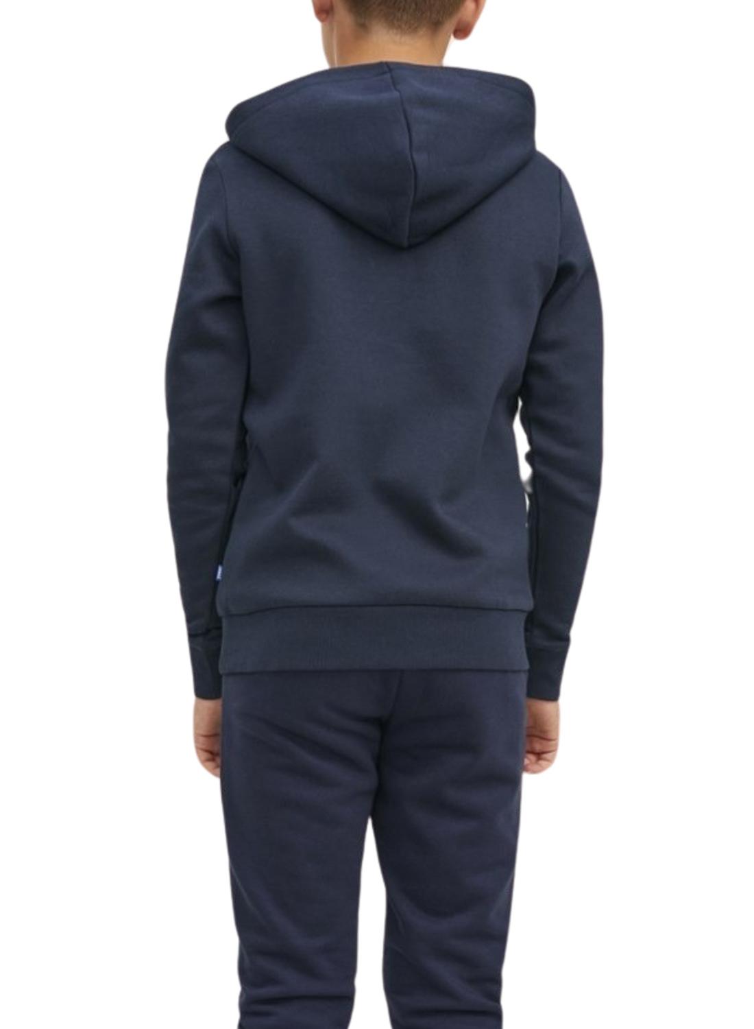 Sweat Jack & Jones Logo Azul Marinho Menino