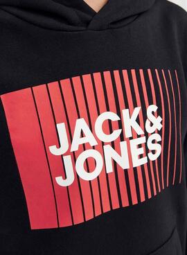 Sweat Jack & Jones Corp Logo Preto Menino