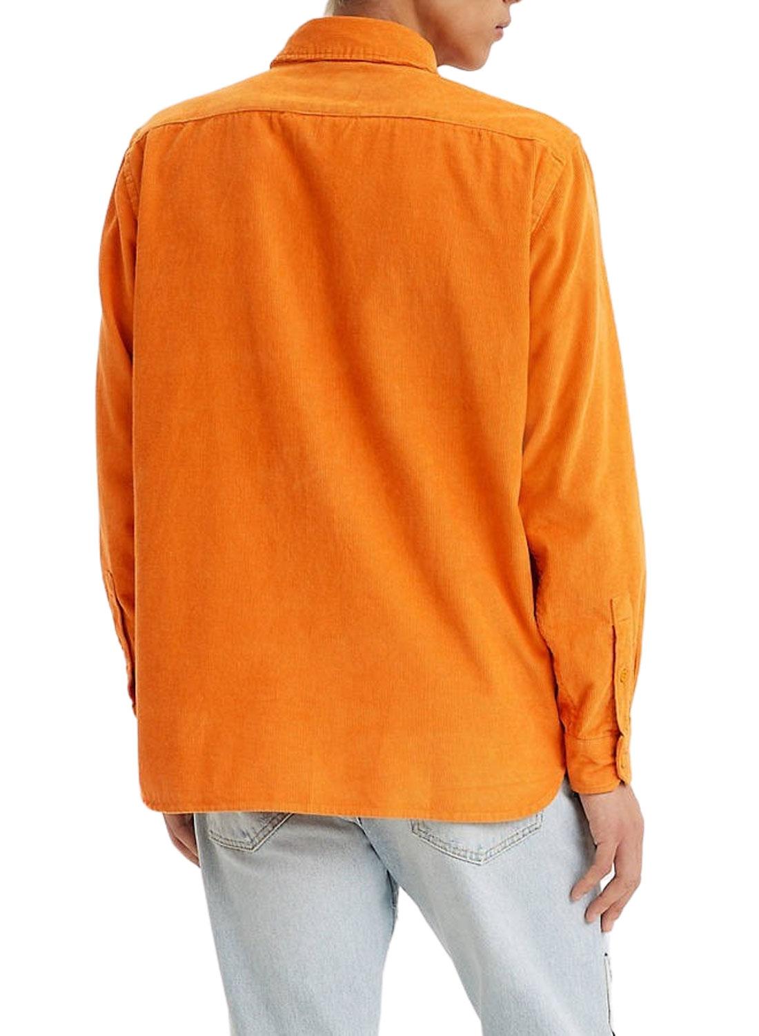 Camisa Levis Jackson Worker Laranja para Homem