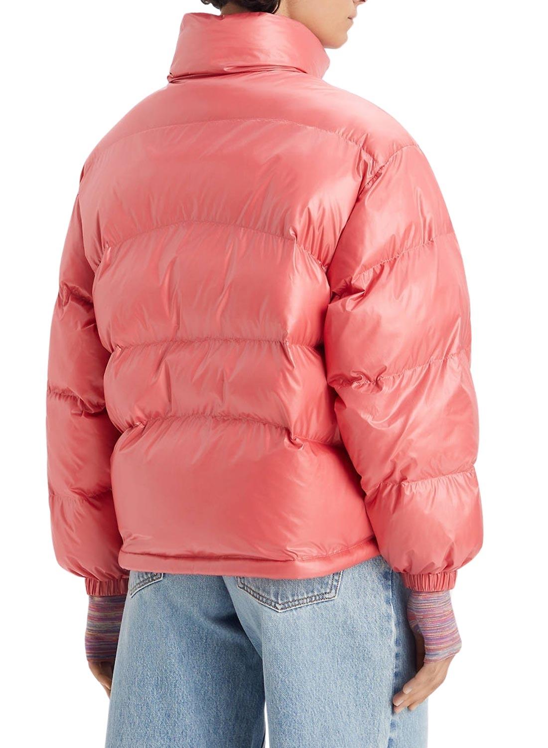 Casaca Levis Retro Puffer Rosa para Mulher