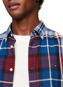 Camisa Tommy Hilfiger Oxford Tartan Multi Homem