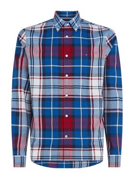 Camisa Tommy Hilfiger Oxford Tartan Multi Homem