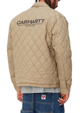 Casaca Carhartt Madera Reversible Camel Homem