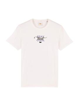 T-Shirt Klout Cool Branco Unisex