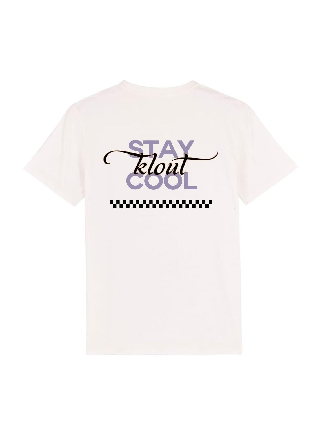 T-Shirt Klout Cool Branco Unisex