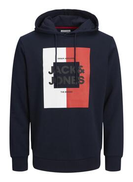 Sweat Jack & Jones Óscar Azul Marinho para Homem