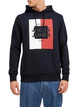 Sweat Jack & Jones Óscar Azul Marinho para Homem