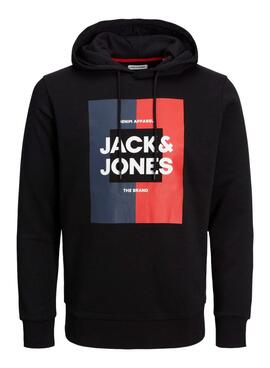 Sweat Jack & Jones Óscar Preto para Homem