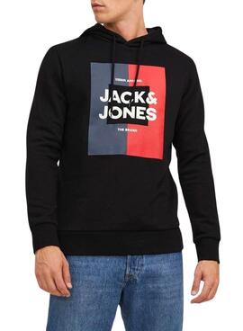 Sweat Jack & Jones Óscar Preto para Homem