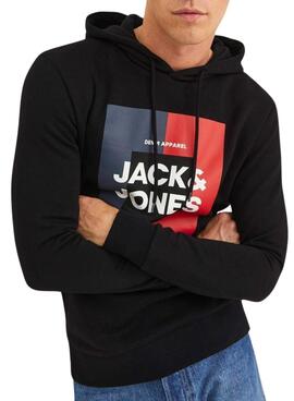 Sweat Jack & Jones Óscar Preto para Homem