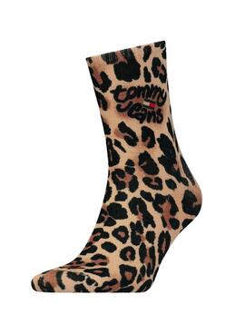 Maias Tommy Jeans TH Uni Leopardo Mulher