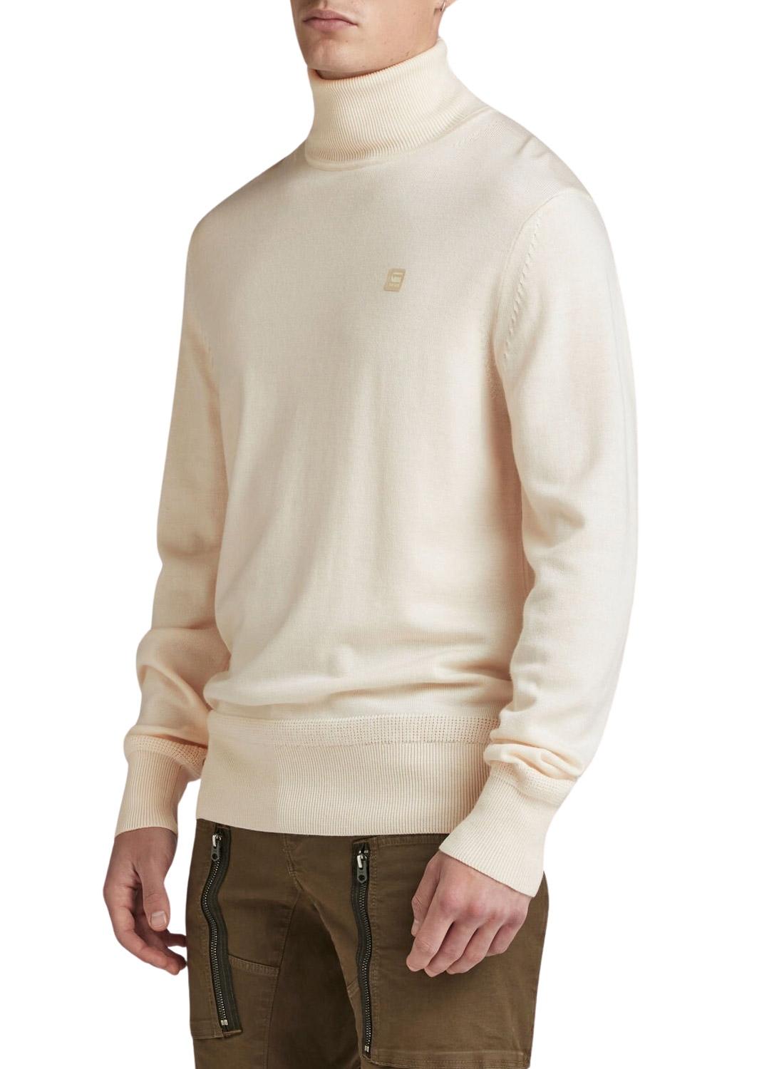 Camisola G-Star Premium Core Beige para Homem