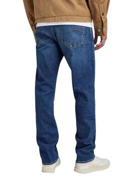 Calças Jeans G-Star Mosa Straight Azul Homem