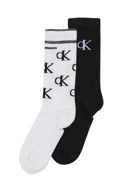 Pack 2 Maias Calvin Klein Scattered Logo