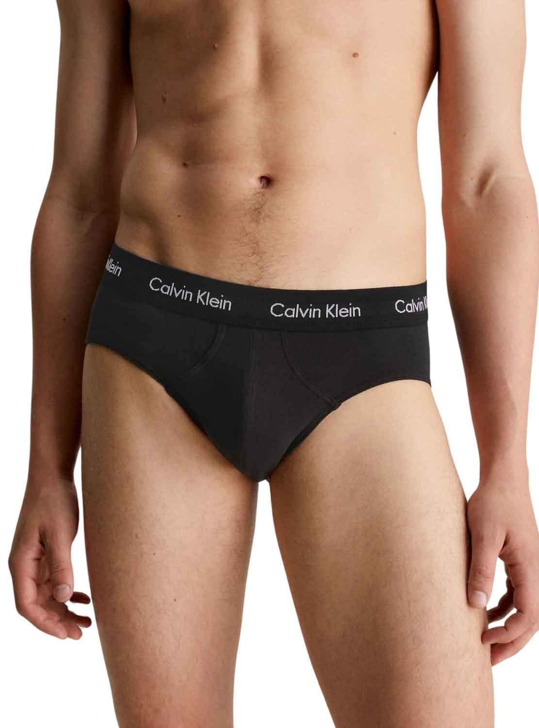 Pack 3 Cuecas Calvin Klein Hip Breve Preto