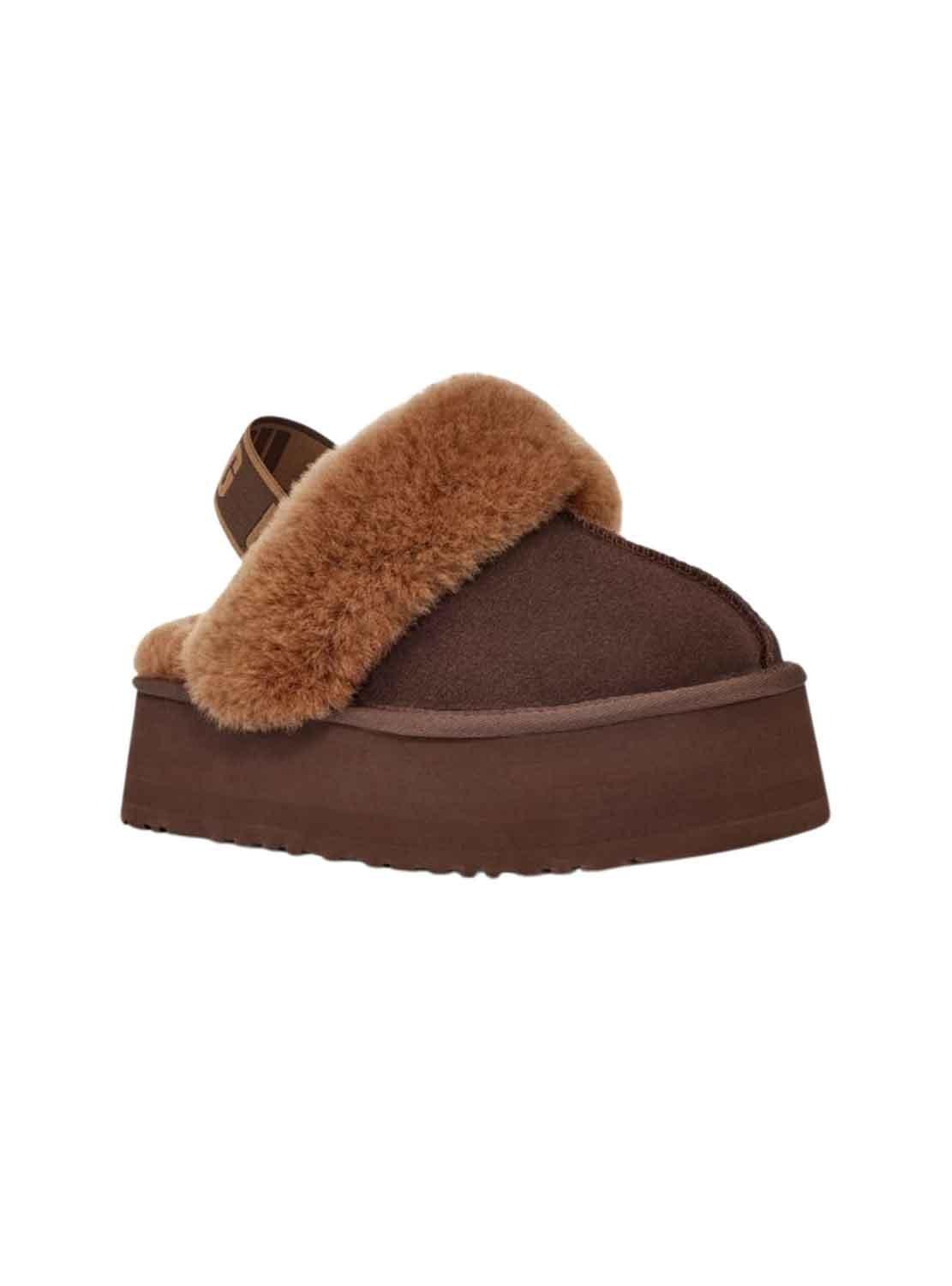 Zuecos UGG Funkette Marron para Mulher