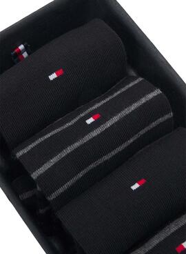 Pack 5 Maias Tommy Hilfiger Men Sock Preto