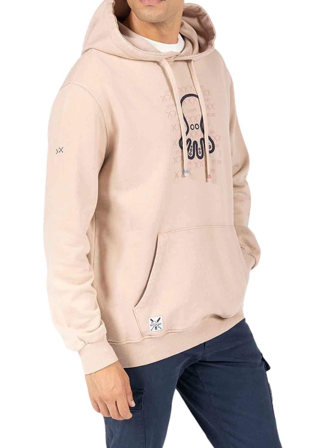 Sweat El Pulpo Emblema Rosa para Homem