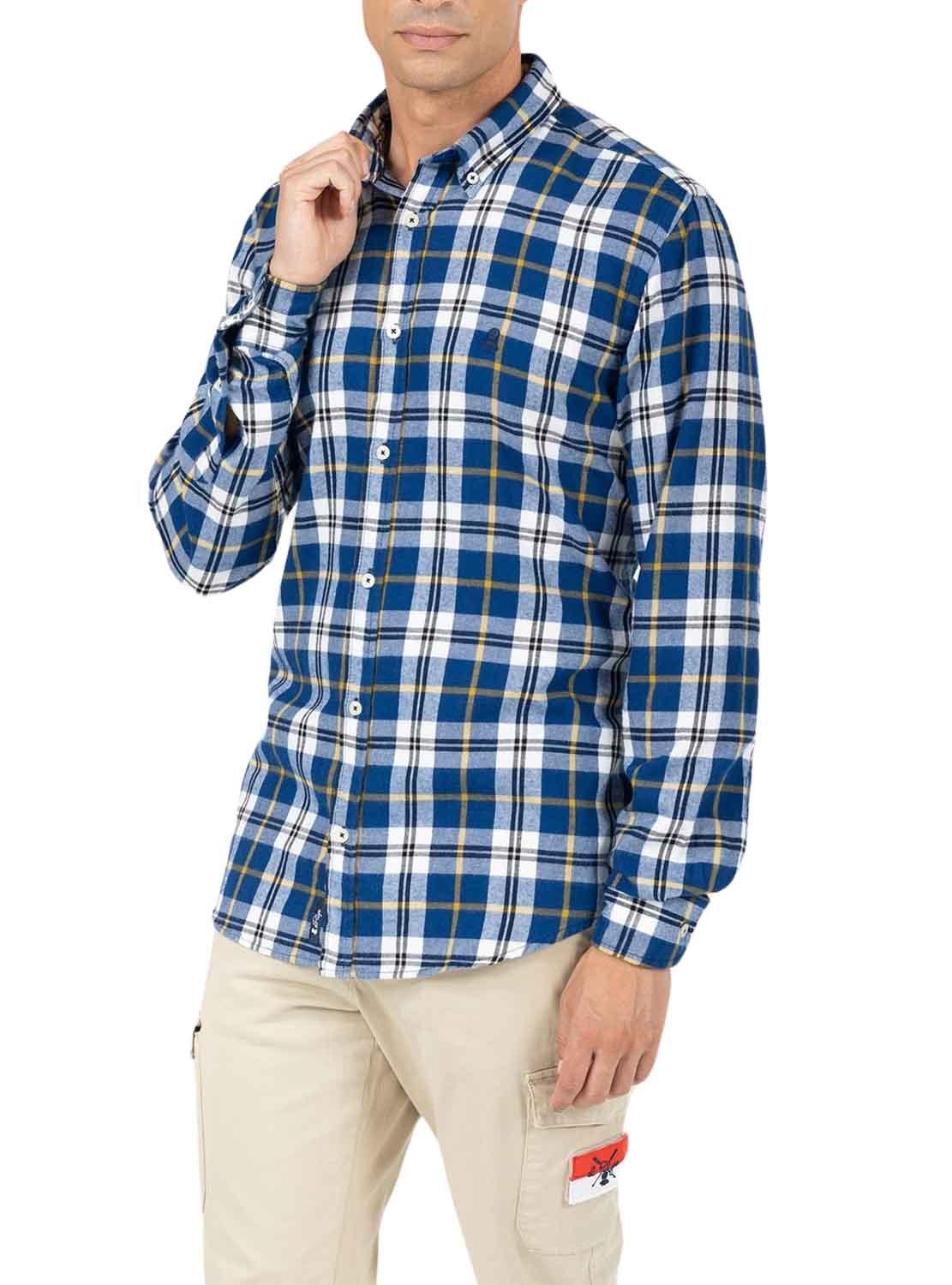 Camisa El Pulpo Frames Azul Marinho para Homem