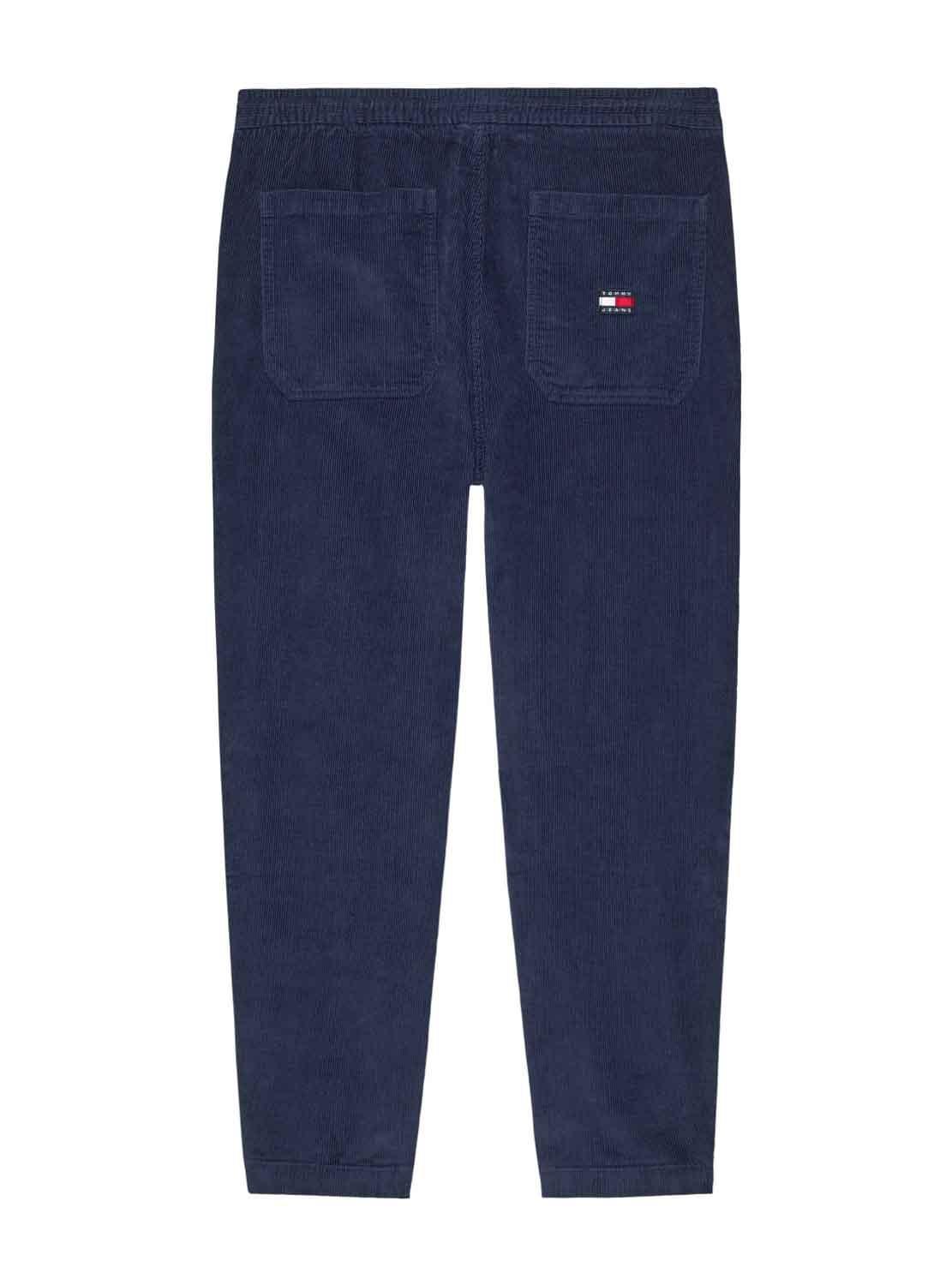 Calças Tommy Jeans Corduroy Azul Marinho Homem