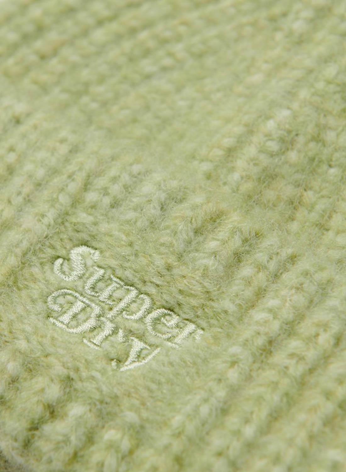 Chapéu Superdry Rib Knit Verde para Mulher