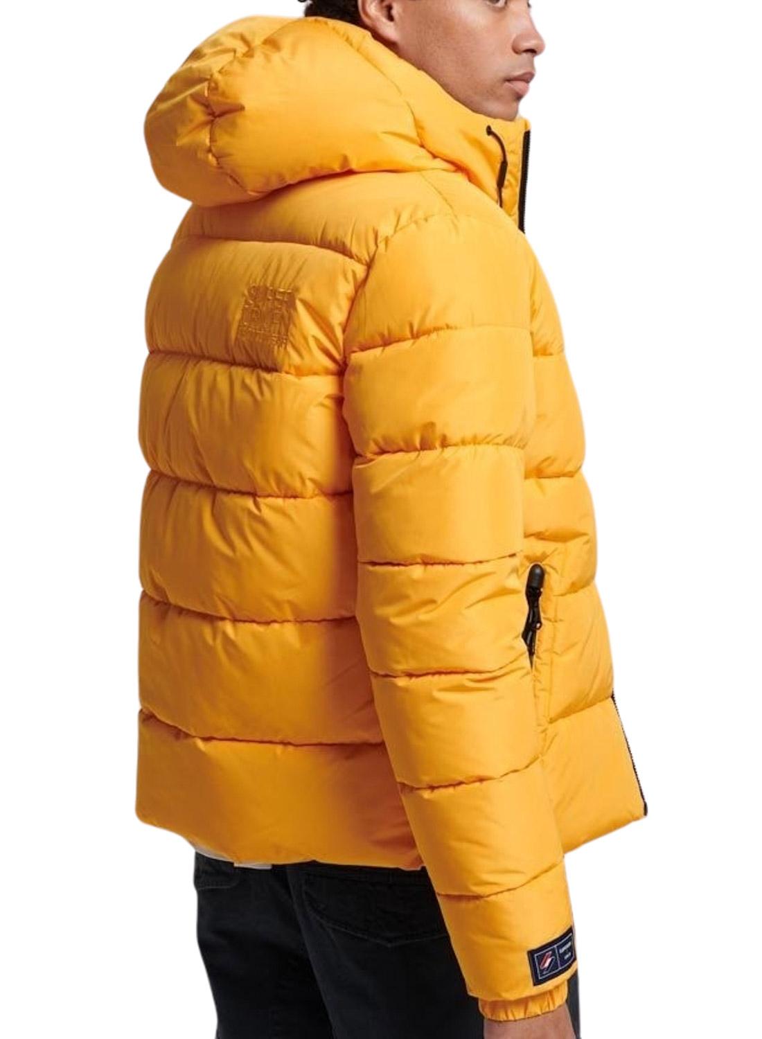 Jaqueta Superdry Sports Puffer Amarela para Homem