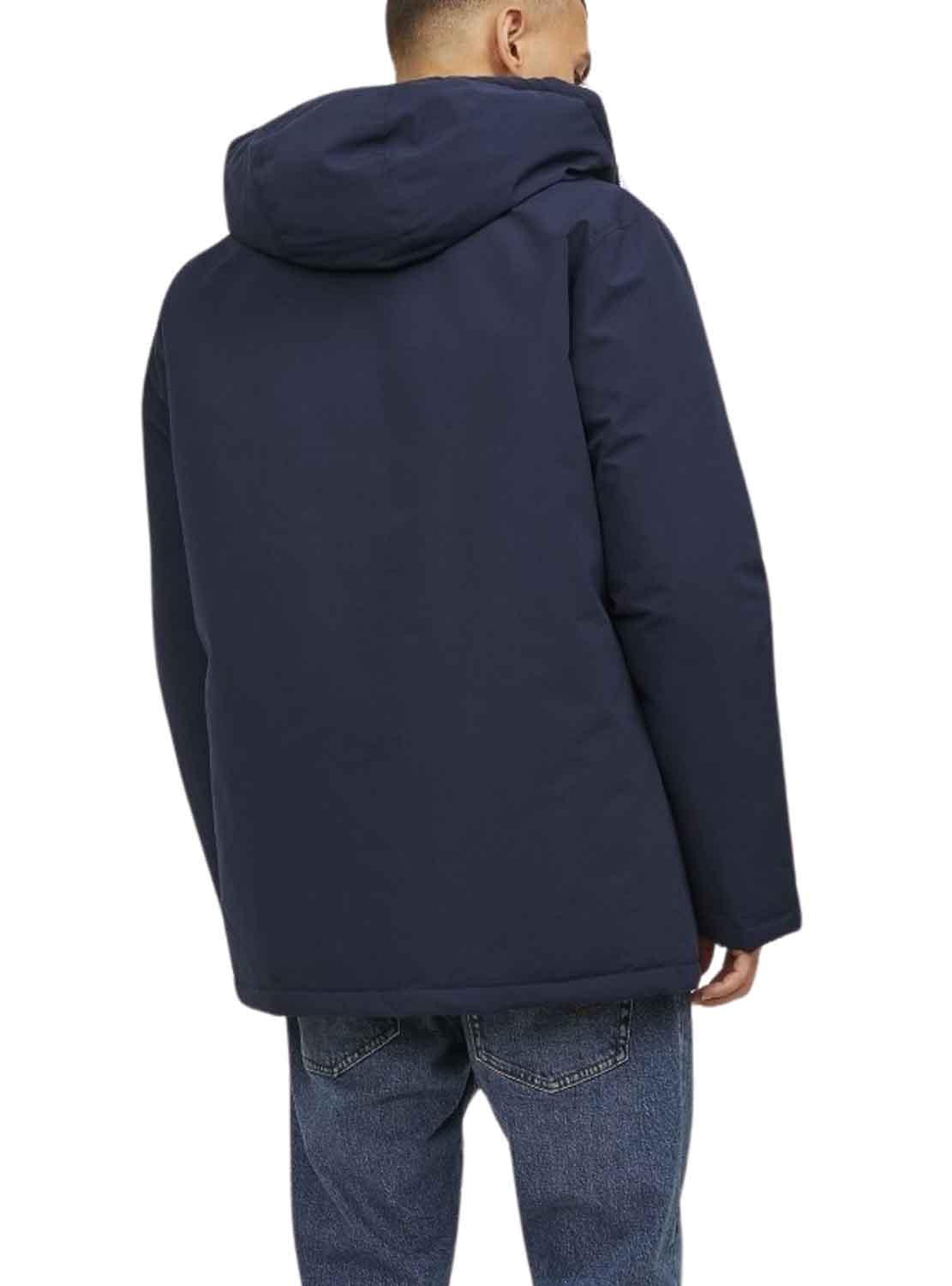 Parka Jack & Jones Laço Azul Marinho para Homem