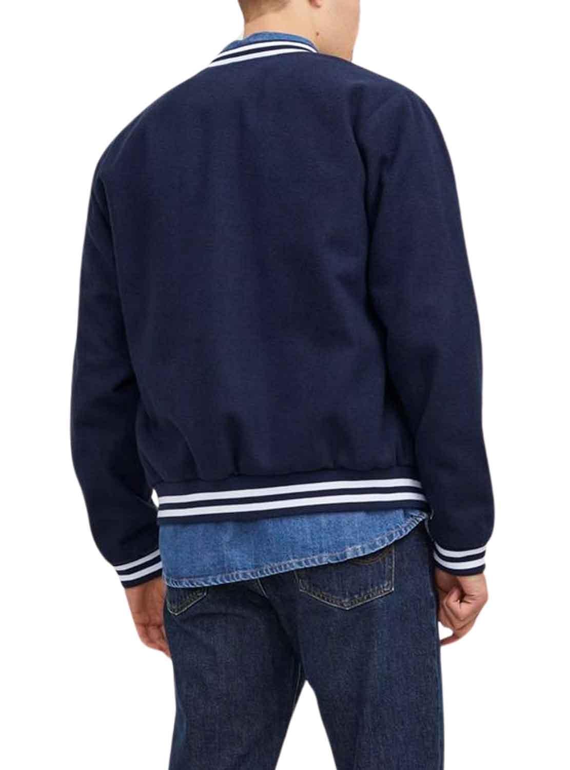 Jaqueta Jack and Jones Zac Bomber Marino Homem