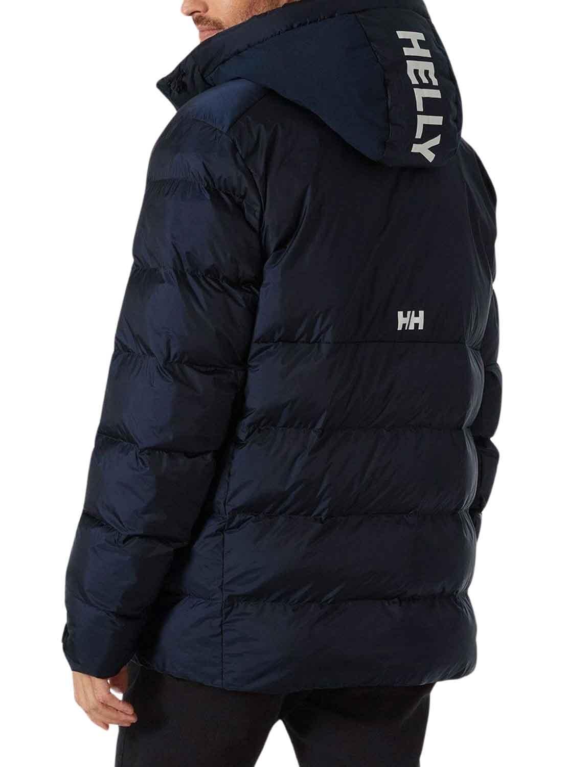 Parka Helly Hasen Puffy Azul Marinho para Homem