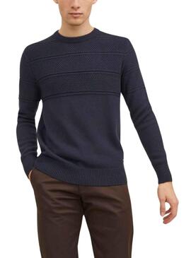 Camisola Jack & Jones Jerry Azul Marinho para Homem