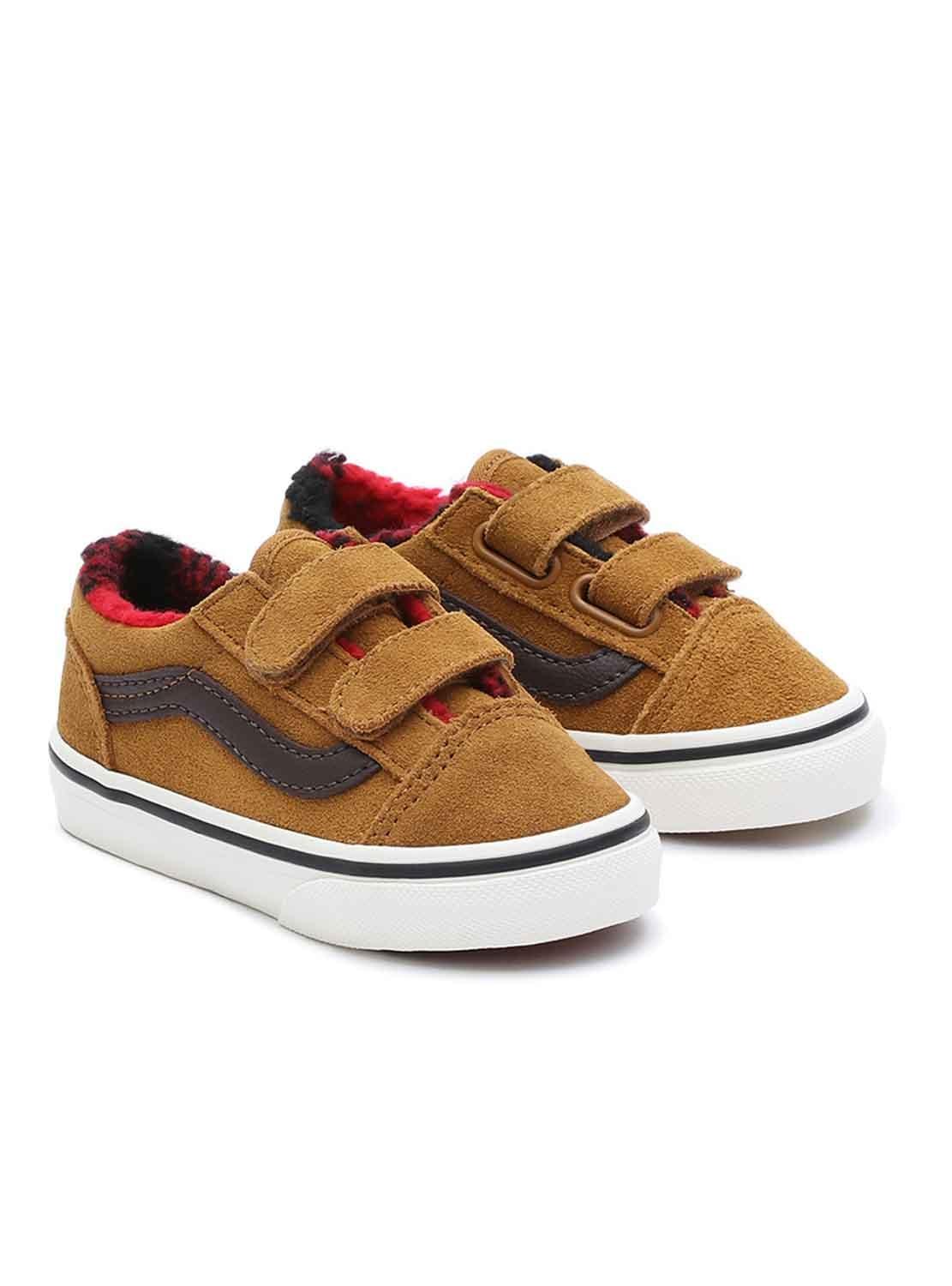 Sapatos Vans Td Old Skool V Marrom para Bebê