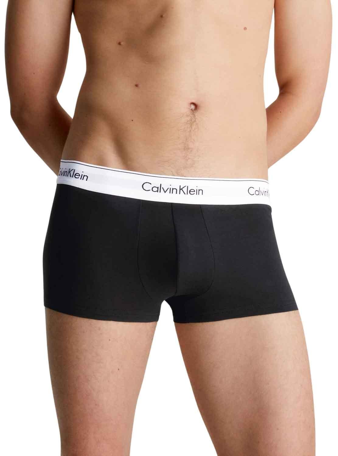 Pack 3 Cuecas Calvin Klein Boxer Preto