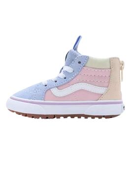 Sapatilhas Vans Sk8 Hi Zip MTE Multi para Mini