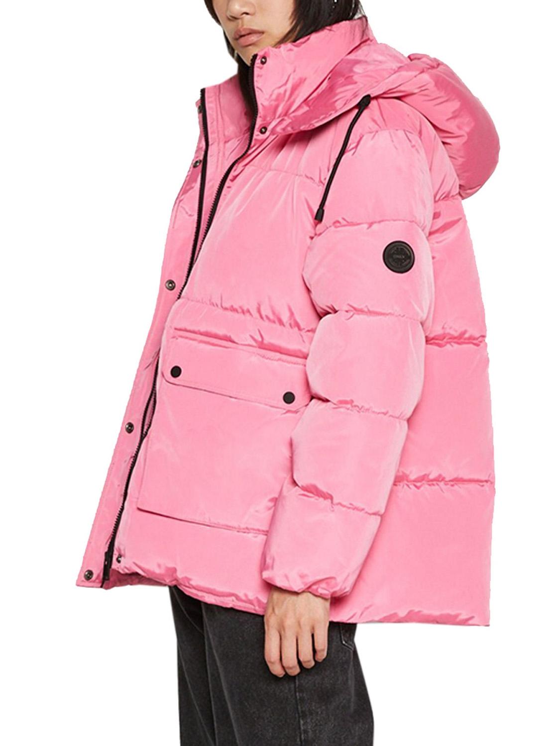 Casaca Only Nora Short Puffer Rosa para Mulher