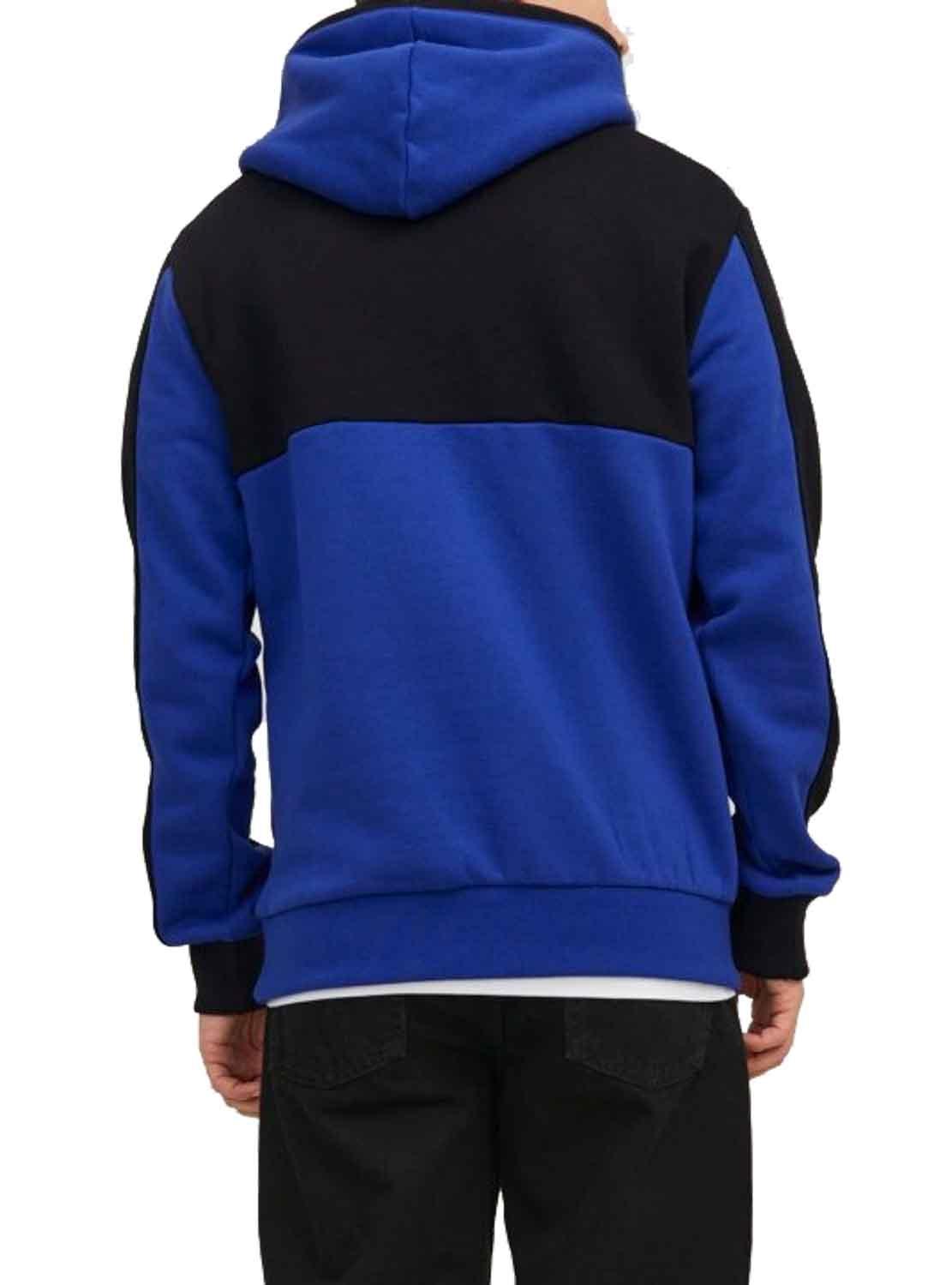 Sweat Jack & Jones Force Block Azul Homem