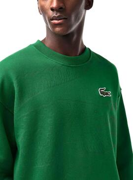 Sweat Lacoste Jogger Loose Fit Verde Homem