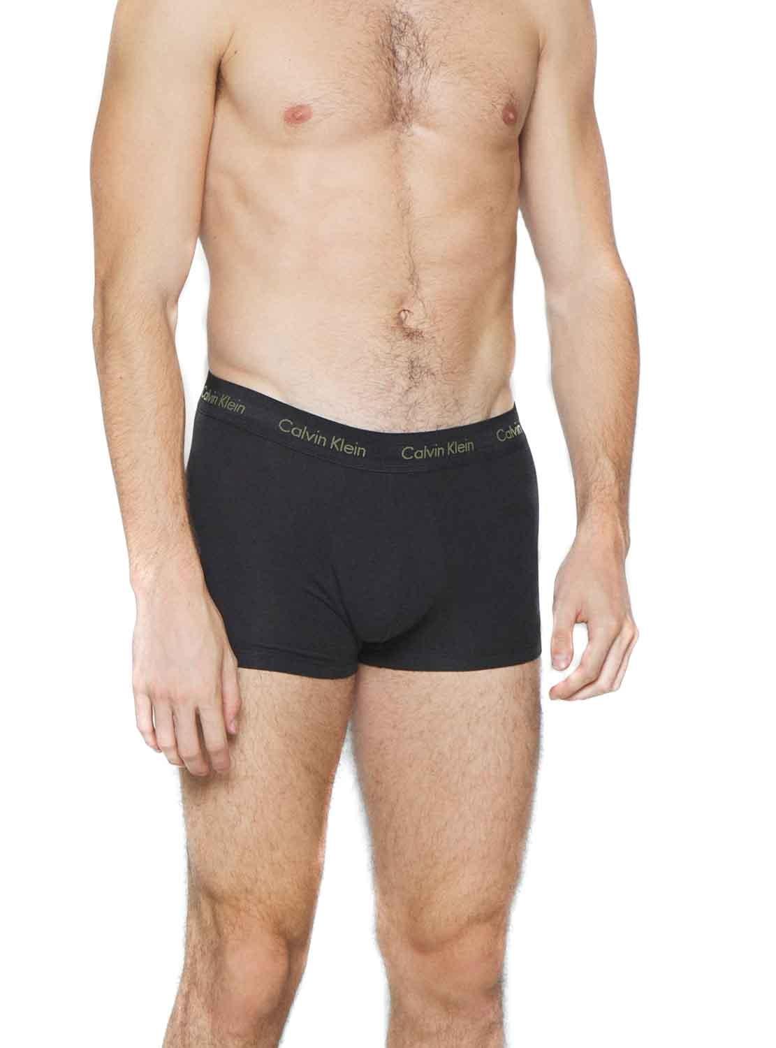 Pack 3 Cuecas Calvin Klein Low Rise Preto