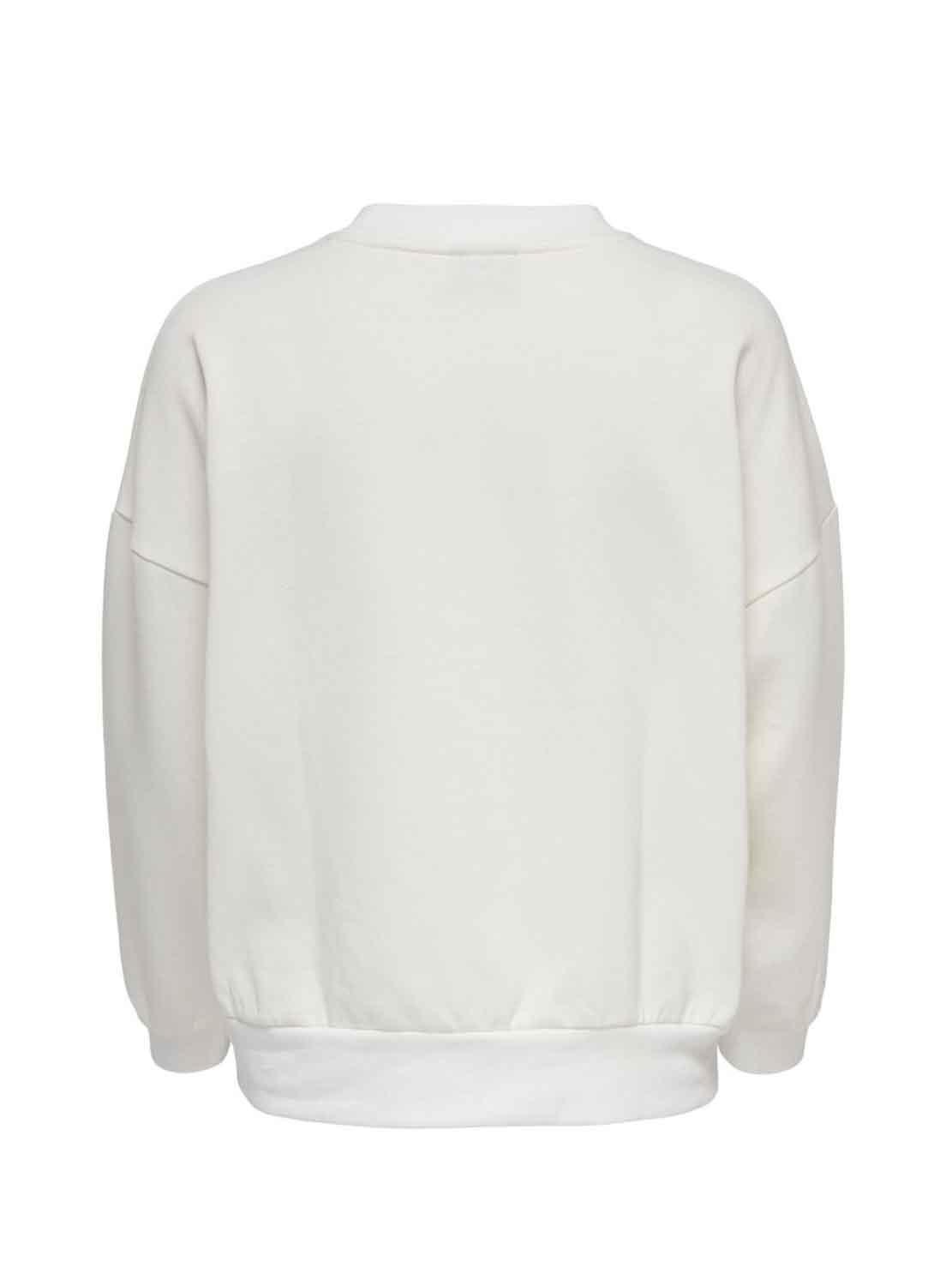 Sweat Only Lulu Branco para Mulher