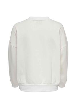 Sweat Only Lulu Branco para Mulher