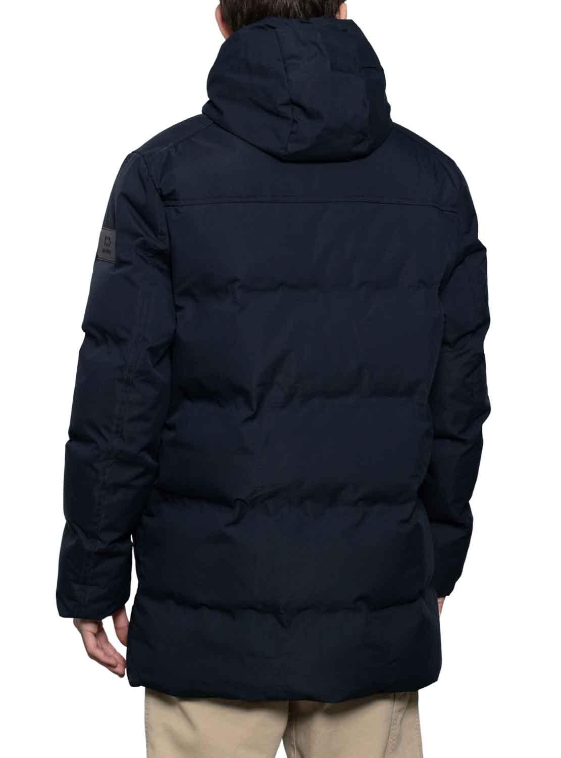 Parka Acolchada Klout Sacro Azul Marinho