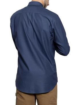 Camisa Klout Indigo Azul para Homem