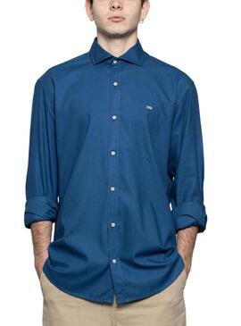 Camisa Klout Lapislazuli Azul para Homem