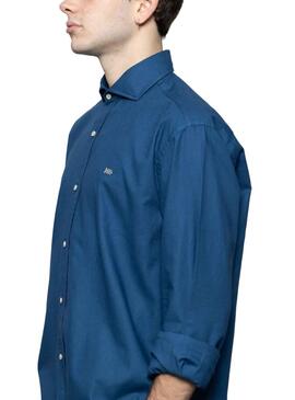 Camisa Klout Lapislazuli Azul para Homem