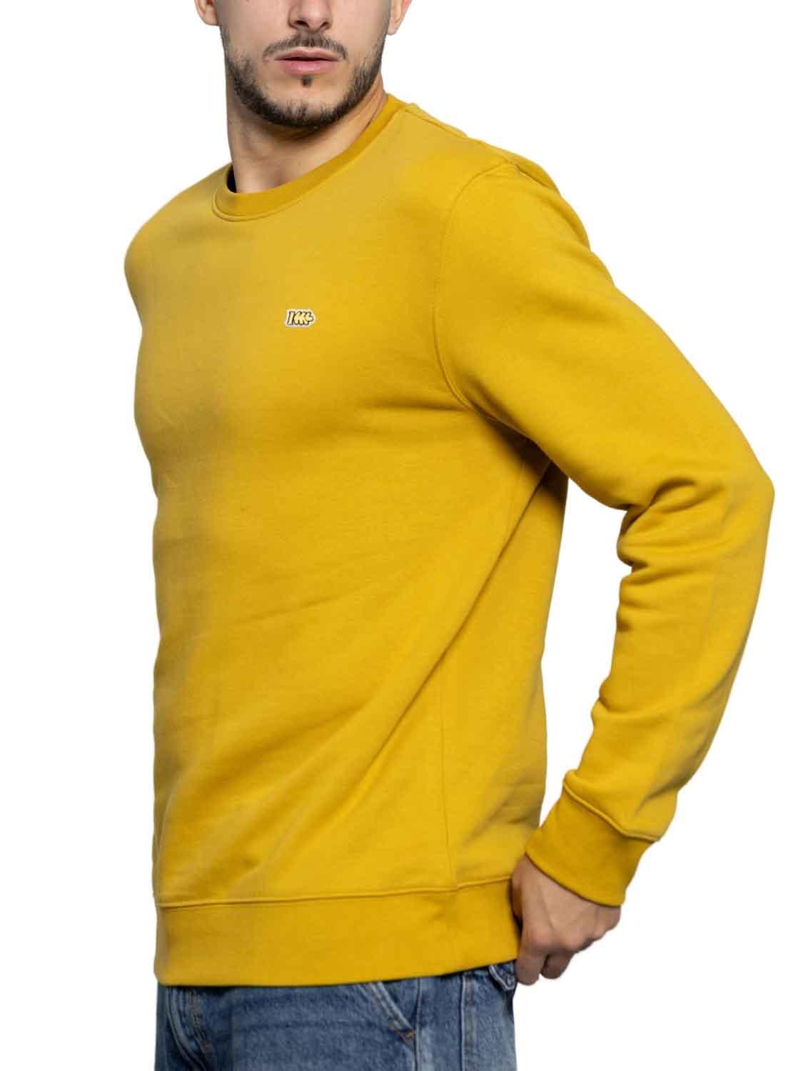 Sweat Basica Klout Ocre para Homem