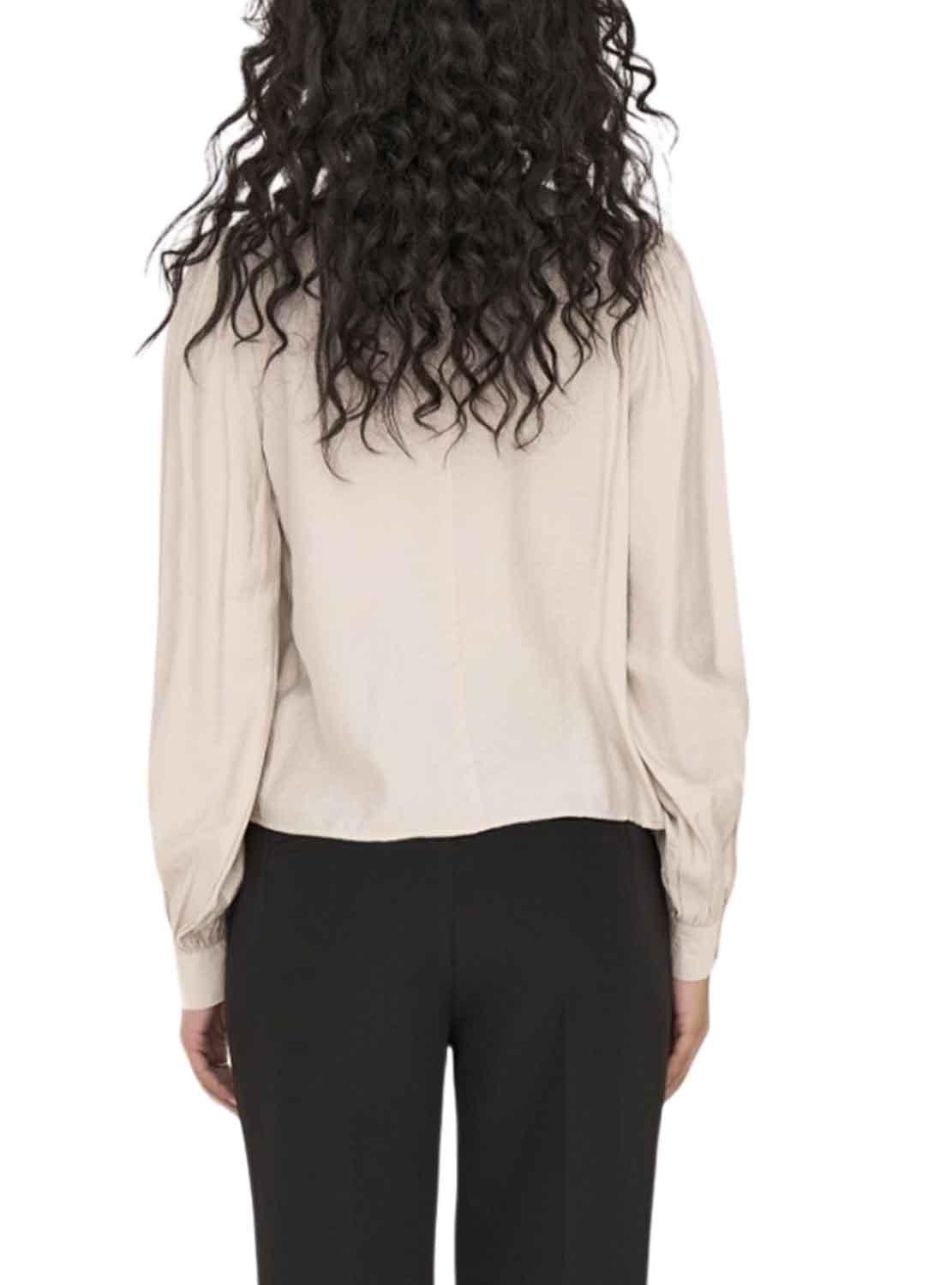 Blusa Only Vic Branco Roto para Mulher