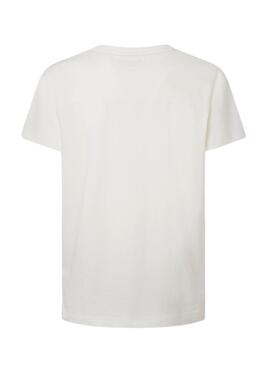 T-Shirt Pepe Jeans Kane Bege para Homem