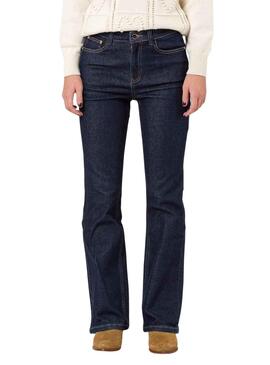 Calças Jeans Naf Naf Brut Azul Marinho para Mulher