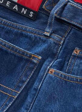 Calças Jeans Tommy Jeans Mom Azul para Mulher