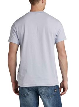T-Shirt G-Star Multi Badge Cinza para Homem