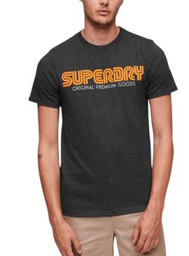 T-Shirt Superdry Repeat Azul Marinho para Homem